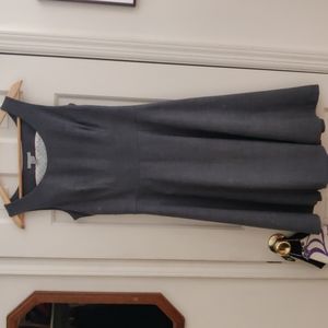 H&M WOMEN'S DARK GRAY A-LINE DRESS SIZE 6